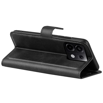 For Xiaomi Redmi Note 13 Pro 5G / Poco X6 5G Case Calf Texture PU Leather Phone Stand Cover