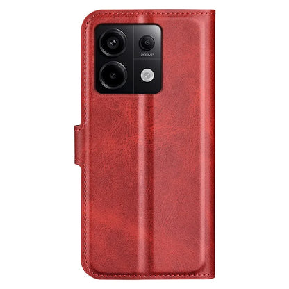 For Xiaomi Redmi Note 13 Pro 5G / Poco X6 5G Case Calf Texture PU Leather Phone Stand Cover
