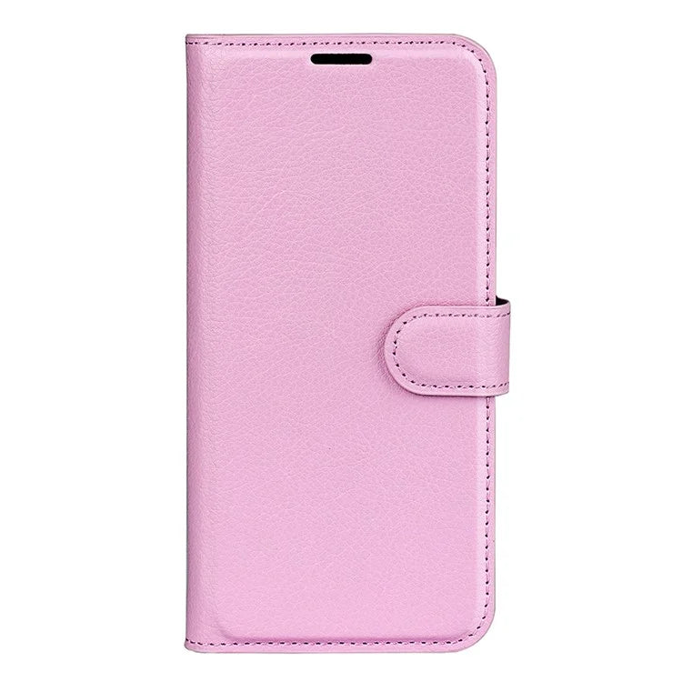 For Xiaomi Redmi Note 13 Pro 5G / Poco X6 5G Case Litchi Texture Leather Phone Shell with Stand