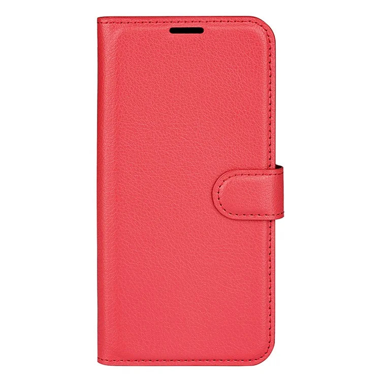 For Xiaomi Redmi Note 13 Pro 5G / Poco X6 5G Case Litchi Texture Leather Phone Shell with Stand