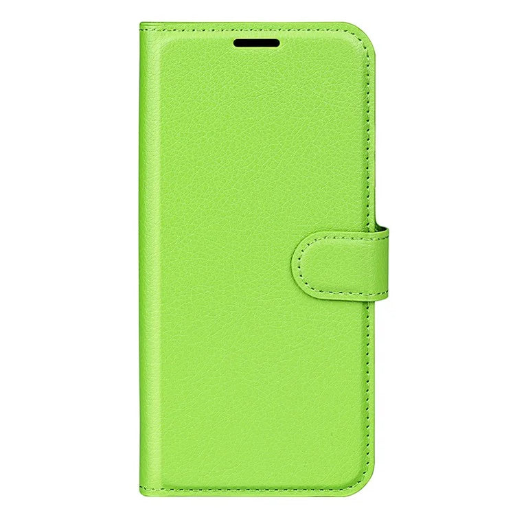 For Xiaomi Redmi Note 13 Pro 5G / Poco X6 5G Case Litchi Texture Leather Phone Shell with Stand