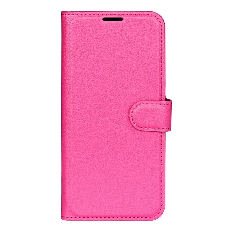 For Xiaomi Redmi Note 13 Pro 5G / Poco X6 5G Case Litchi Texture Leather Phone Shell with Stand