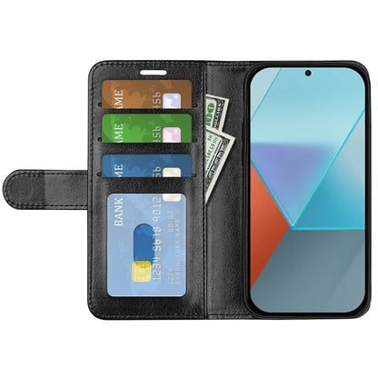 For Xiaomi Redmi Note 13 Pro 5G / Poco X6 5G Case Bump Proof PU Leather Phone Cover