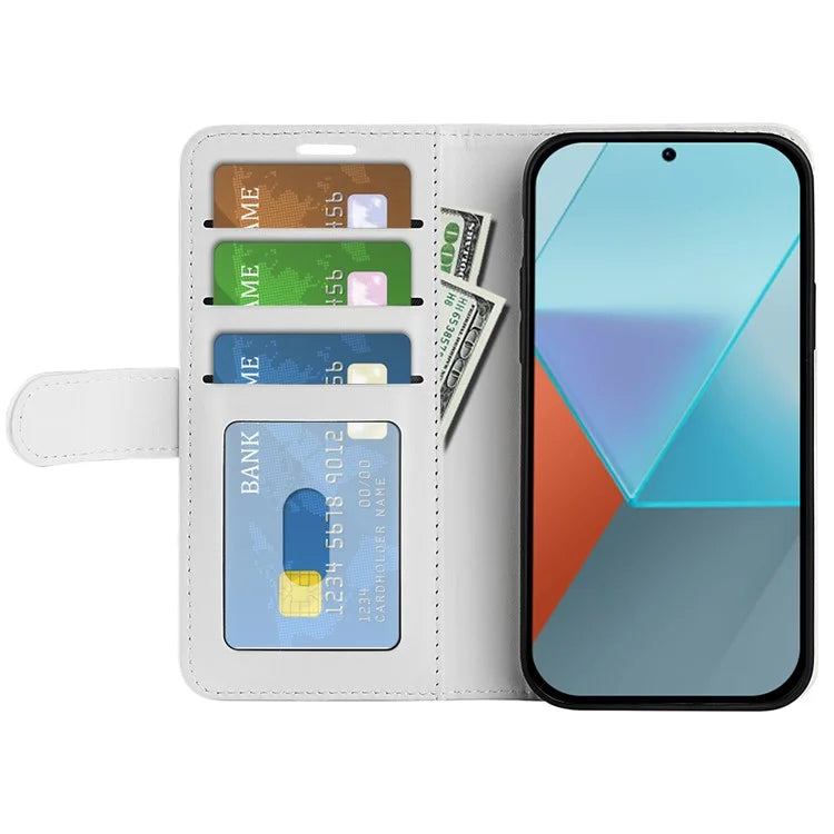 For Xiaomi Redmi Note 13 Pro 5G / Poco X6 5G Case Bump Proof PU Leather Phone Cover