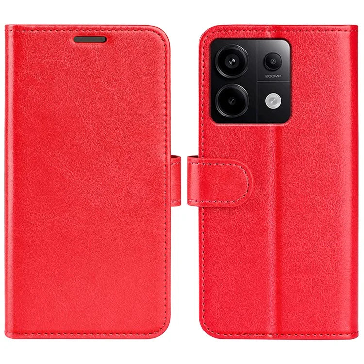 For Xiaomi Redmi Note 13 Pro 5G / Poco X6 5G Case Bump Proof PU Leather Phone Cover