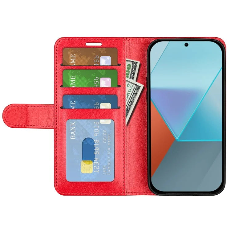 For Xiaomi Redmi Note 13 Pro 5G / Poco X6 5G Case Bump Proof PU Leather Phone Cover