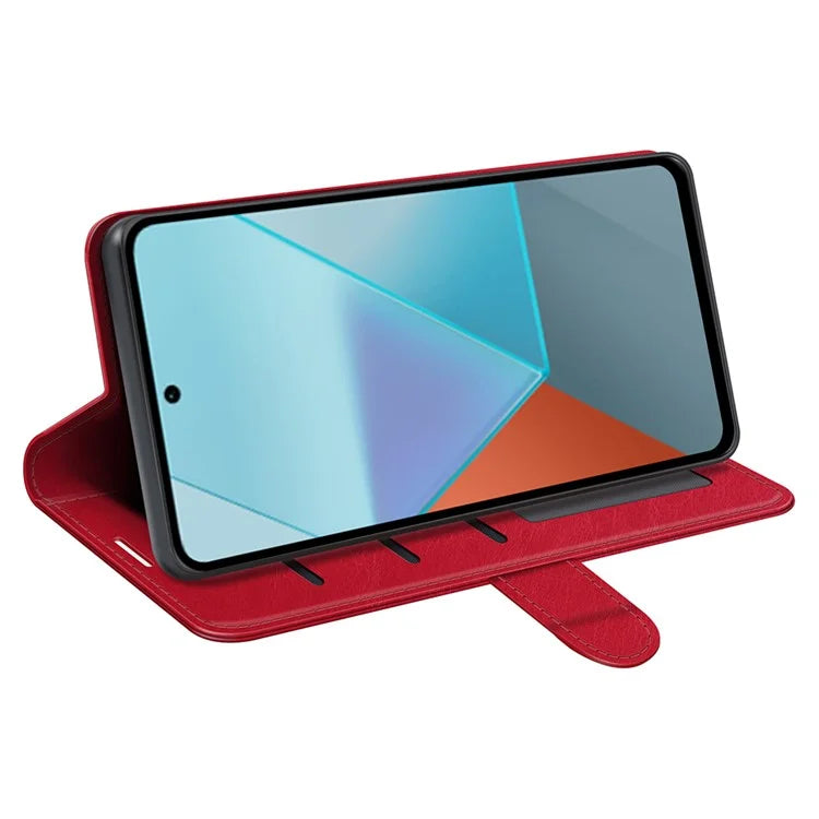 For Xiaomi Redmi Note 13 Pro 5G / Poco X6 5G Case Bump Proof PU Leather Phone Cover