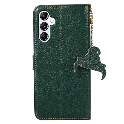 For Samsung Galaxy S24 Case Litchi Texture RFID Blocking Wallet Phone Cover