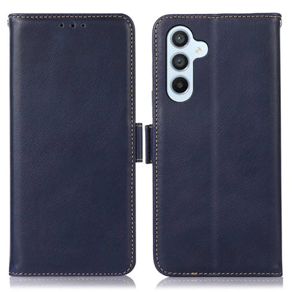 For Samsung Galaxy S24 Case RFID Blocking Magnetic Clasp Wallet Phone Cover