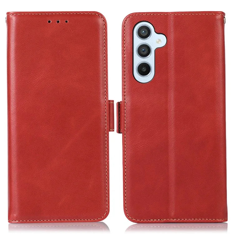 For Samsung Galaxy S24 Case RFID Blocking Magnetic Clasp Wallet Phone Cover