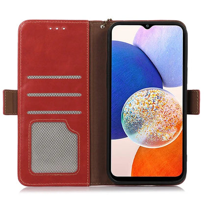 For Samsung Galaxy S24 Case RFID Blocking Magnetic Clasp Wallet Phone Cover