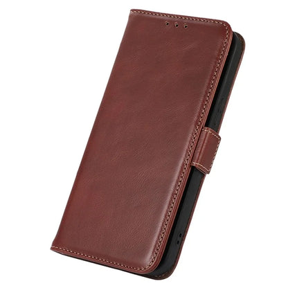 For Samsung Galaxy S24+ Case Genuine Cow Leather RFID Blocking Wallet Cover