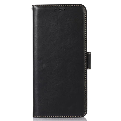 For Samsung Galaxy S24+ Case Genuine Cow Leather RFID Blocking Wallet Cover