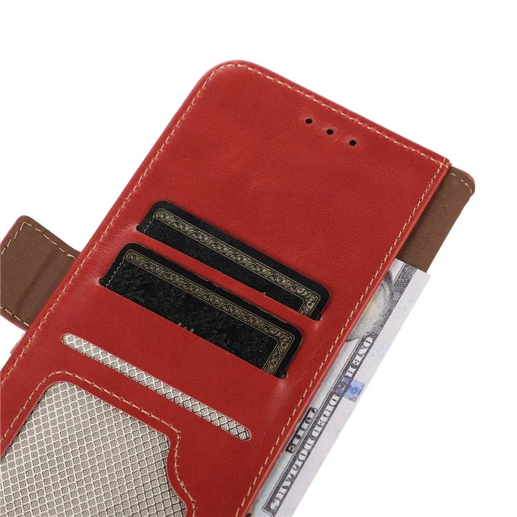 For Samsung Galaxy S24+ Case Genuine Cow Leather RFID Blocking Wallet Cover