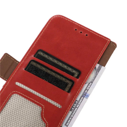 For Samsung Galaxy S24+ Case Genuine Cow Leather RFID Blocking Wallet Cover