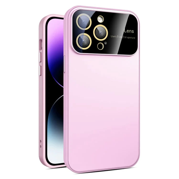 Anti-Drop Phone Case for iPhone 14 Pro Max Case PC+TPU Phone Cover with Glass Lens Film