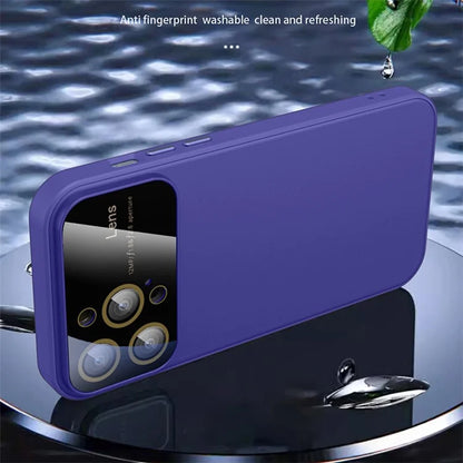 Anti-Drop Phone Case for iPhone 14 Pro Max Case PC+TPU Phone Cover with Glass Lens Film
