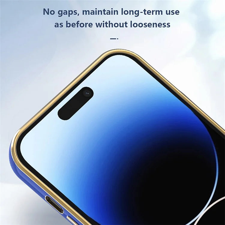 For iPhone 14 Pro Case CD Veins Texture TPU Phone Shell with Glass Lens Film
