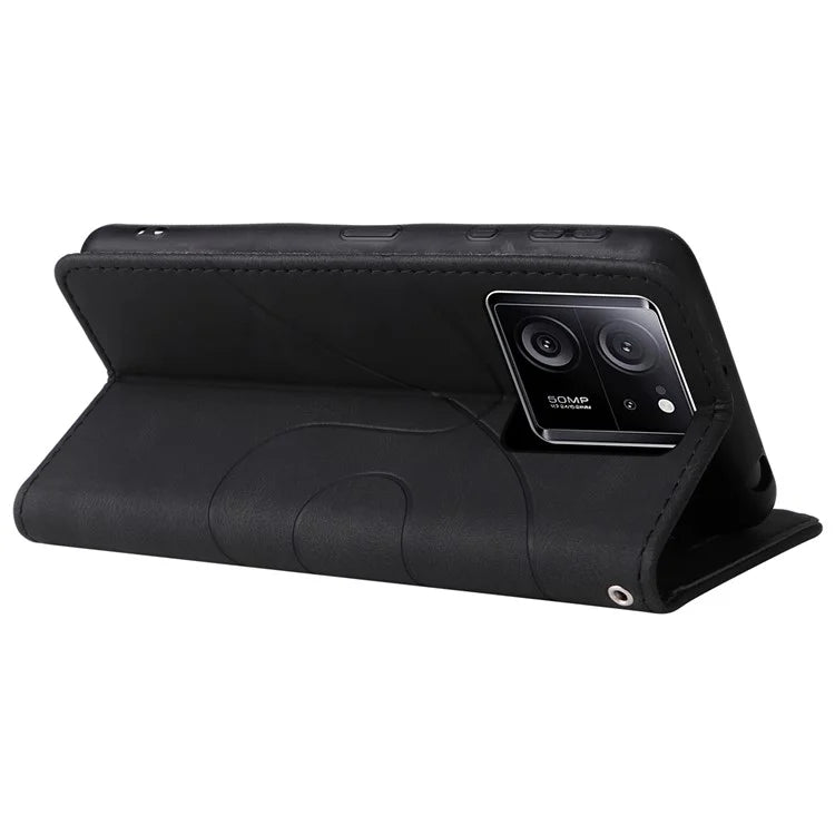 KT Leather Series-1 for Xiaomi Redmi K60 Ultra / 13T / 13T Pro Case Wallet Stand Cell Phone Shell Leather Cover