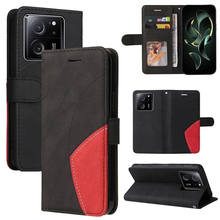 KT Leather Series-1 for Xiaomi Redmi K60 Ultra / 13T / 13T Pro Case Wallet Stand Cell Phone Shell Leather Cover