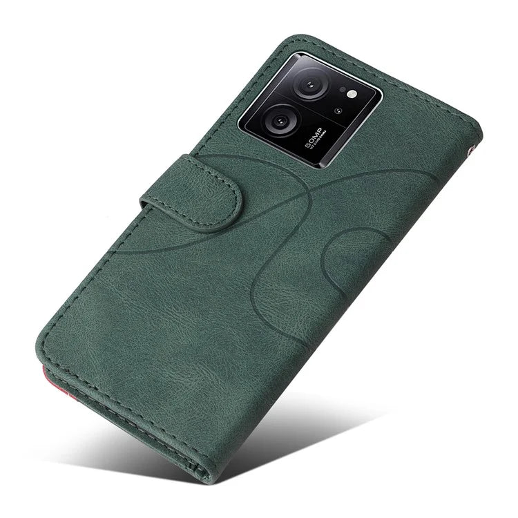 KT Leather Series-1 for Xiaomi Redmi K60 Ultra / 13T / 13T Pro Case Wallet Stand Cell Phone Shell Leather Cover