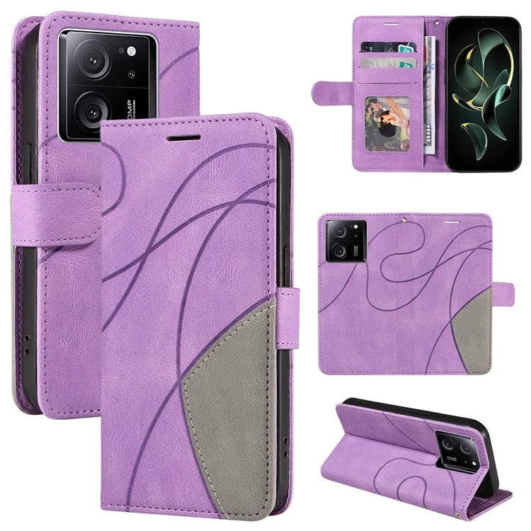 KT Leather Series-1 for Xiaomi Redmi K60 Ultra / 13T / 13T Pro Case Wallet Stand Cell Phone Shell Leather Cover
