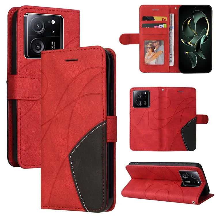 KT Leather Series-1 for Xiaomi Redmi K60 Ultra / 13T / 13T Pro Case Wallet Stand Cell Phone Shell Leather Cover