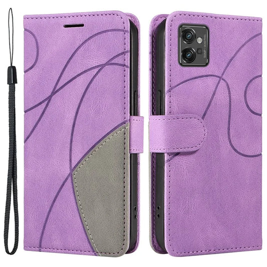 KT Leather Series-1 For Motorola Moto G32 4G Case Shockproof Shell PU Leather Wallet Stand Phone Cover