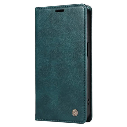 YIKATU YK-006 For iPhone 14 Case Leather Wallet Magnetic Closing Phone Protective Shell