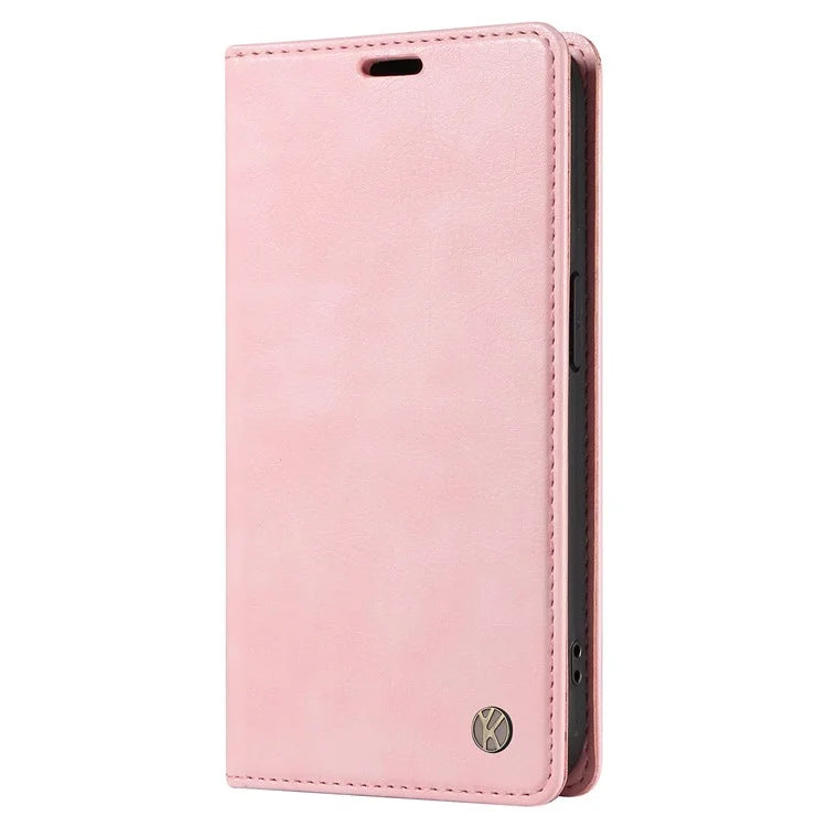 YIKATU YK-006 For iPhone 14 Case Leather Wallet Magnetic Closing Phone Protective Shell