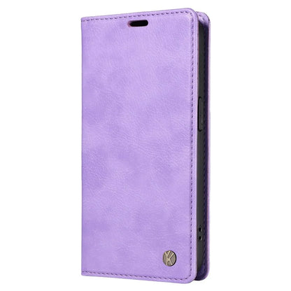 YIKATU YK-006 For iPhone 14 Case Leather Wallet Magnetic Closing Phone Protective Shell