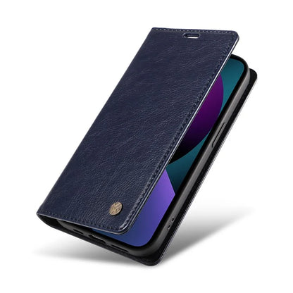 YIKATU YK-006 For iPhone 14 Case Leather Wallet Magnetic Closing Phone Protective Shell
