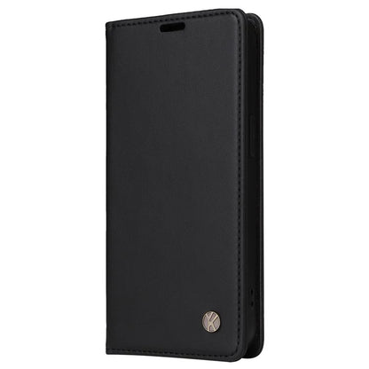YIKATU YK-001 For Samsung Galaxy A24 4G (162.1 x 77.6 x 8.3mm) Case Magnetic Closing Phone Cover PU Leather Wallet Stand Shell