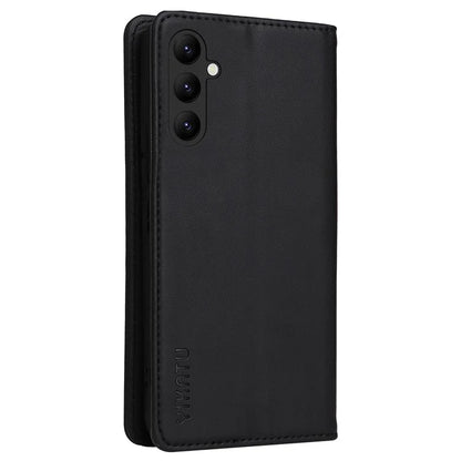 YIKATU YK-001 For Samsung Galaxy A24 4G (162.1 x 77.6 x 8.3mm) Case Magnetic Closing Phone Cover PU Leather Wallet Stand Shell