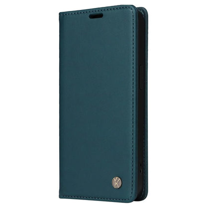 YIKATU YK-001 For Samsung Galaxy A24 4G (162.1 x 77.6 x 8.3mm) Case Magnetic Closing Phone Cover PU Leather Wallet Stand Shell