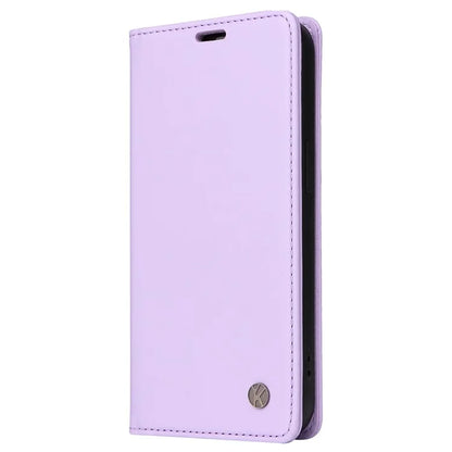 YIKATU YK-001 For Samsung Galaxy A24 4G (162.1 x 77.6 x 8.3mm) Case Magnetic Closing Phone Cover PU Leather Wallet Stand Shell