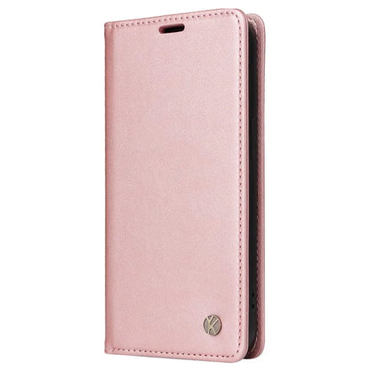 YIKATU YK-001 For Samsung Galaxy A24 4G (162.1 x 77.6 x 8.3mm) Case Magnetic Closing Phone Cover PU Leather Wallet Stand Shell