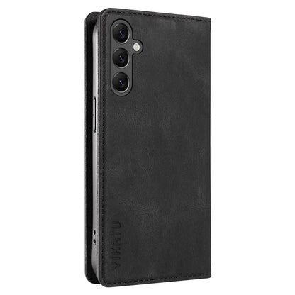 YIKATU YK-004 For Samsung Galaxy A24 4G (162.1 x 77.6 x 8.3mm) Case Magnetic PU Leather Stand Wallet Phone Cover