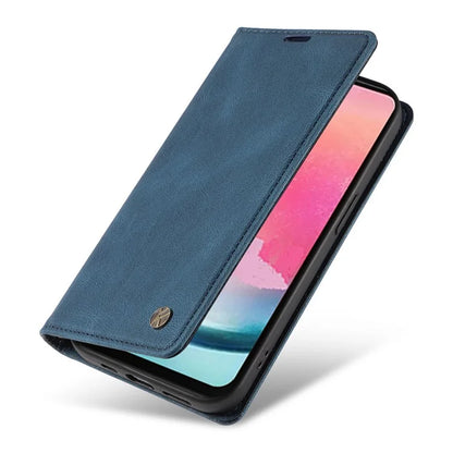 YIKATU YK-004 For Samsung Galaxy A24 4G (162.1 x 77.6 x 8.3mm) Case Magnetic PU Leather Stand Wallet Phone Cover