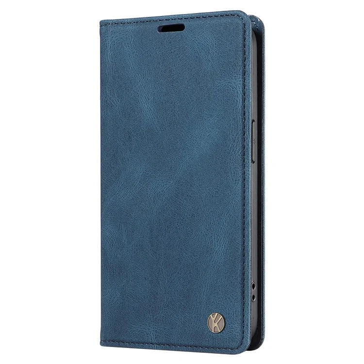 YIKATU YK-004 For Samsung Galaxy A24 4G (162.1 x 77.6 x 8.3mm) Case Magnetic PU Leather Stand Wallet Phone Cover