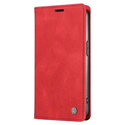 YIKATU YK-004 For Samsung Galaxy A24 4G (162.1 x 77.6 x 8.3mm) Case Magnetic PU Leather Stand Wallet Phone Cover