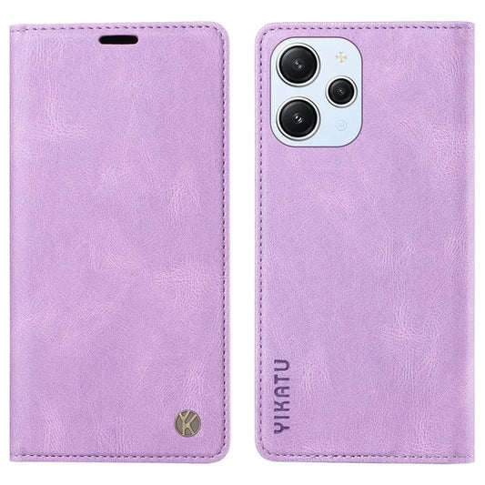 YIKATU YK-004 For Xiaomi Redmi Note 12 4G Case TPU + PU Leather Phone Cover Stand Wallet