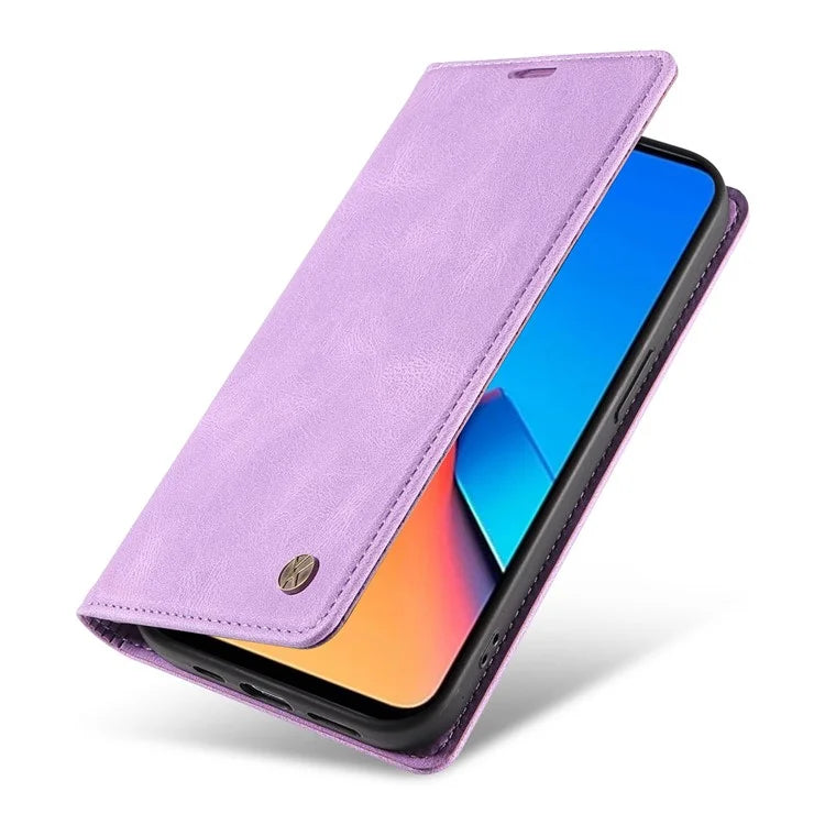 YIKATU YK-004 For Xiaomi Redmi Note 12 4G Case TPU + PU Leather Phone Cover Stand Wallet