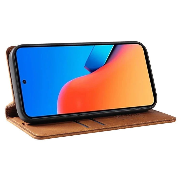 YIKATU YK-004 For Xiaomi Redmi Note 12 4G Case TPU + PU Leather Phone Cover Stand Wallet