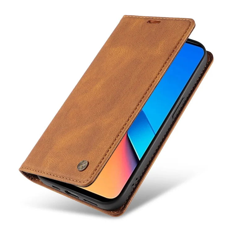 YIKATU YK-004 For Xiaomi Redmi Note 12 4G Case TPU + PU Leather Phone Cover Stand Wallet
