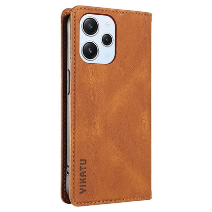 YIKATU YK-004 For Xiaomi Redmi Note 12 4G Case TPU + PU Leather Phone Cover Stand Wallet