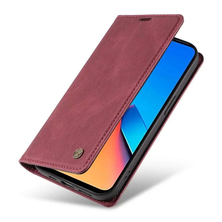 YIKATU YK-004 For Xiaomi Redmi Note 12 4G Case TPU + PU Leather Phone Cover Stand Wallet