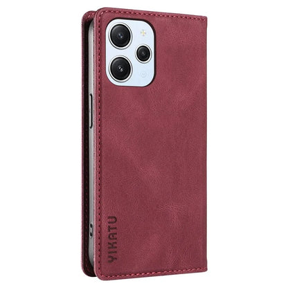 YIKATU YK-004 For Xiaomi Redmi Note 12 4G Case TPU + PU Leather Phone Cover Stand Wallet