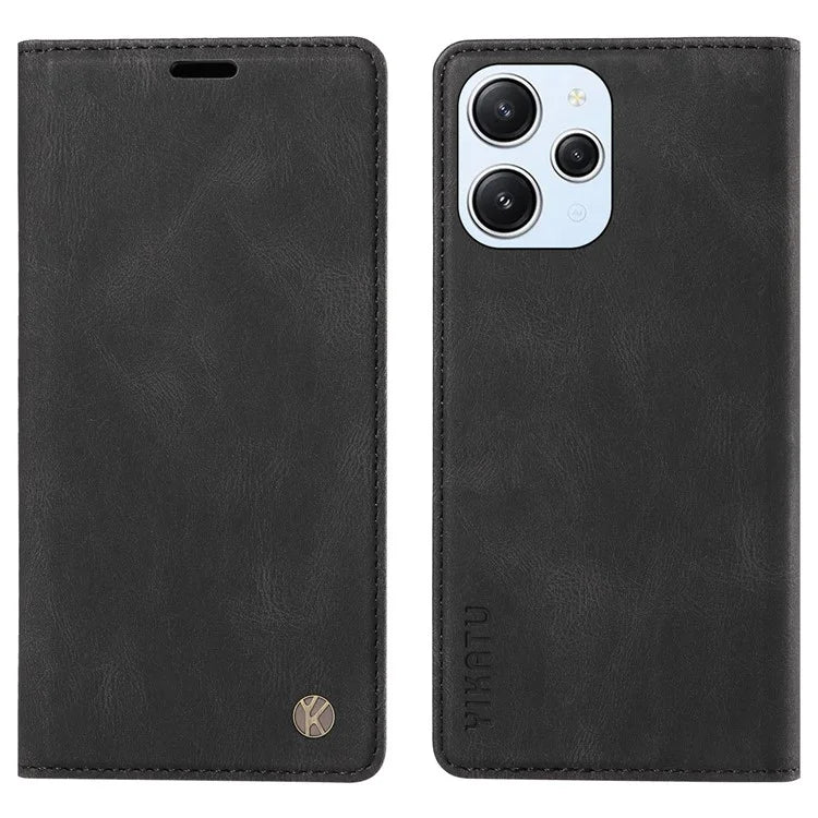 YIKATU YK-004 For Xiaomi Redmi Note 12 4G Case TPU + PU Leather Phone Cover Stand Wallet