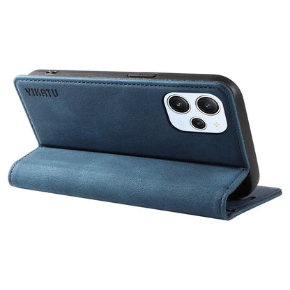 YIKATU YK-004 For Xiaomi Redmi Note 12 4G Case TPU + PU Leather Phone Cover Stand Wallet